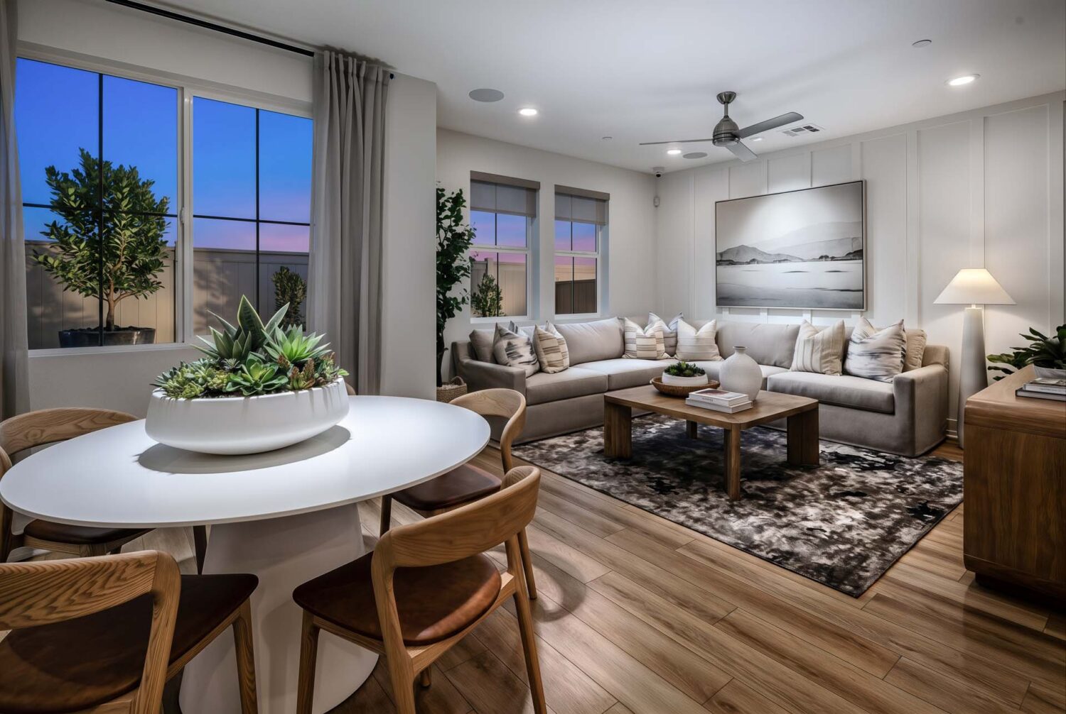 Dining Room to Great Room | Plan 1 | Sky at Altair