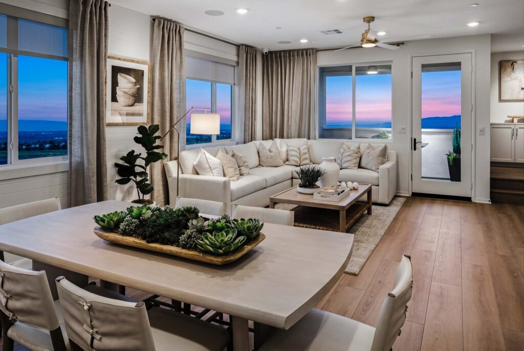 Dining Room to Great Room | Plan 3 | Glenwood at Altair