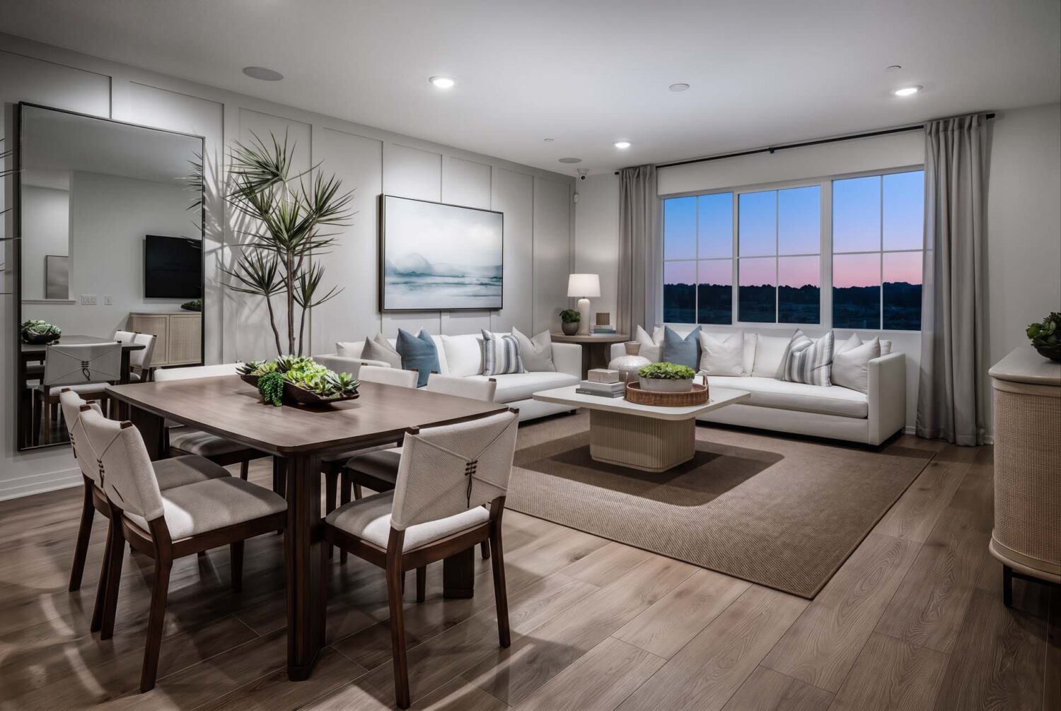 Dining Room to Great Room | Plan 3 | Sky at Altair