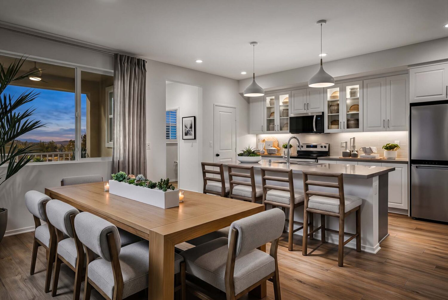 Dining Room to Kitchen | Plan 1 | Glenwood at Altair