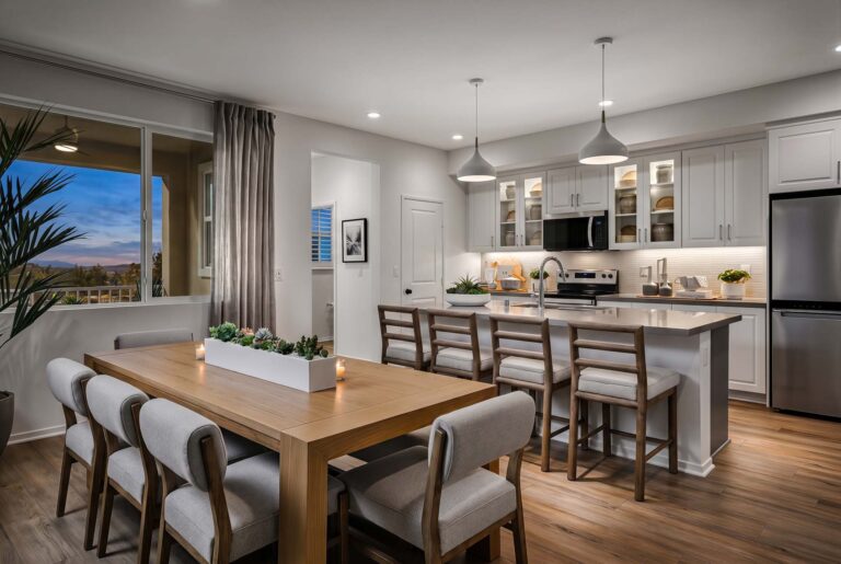 Dining Room to Kitchen | Plan 1 | Glenwood at Altair