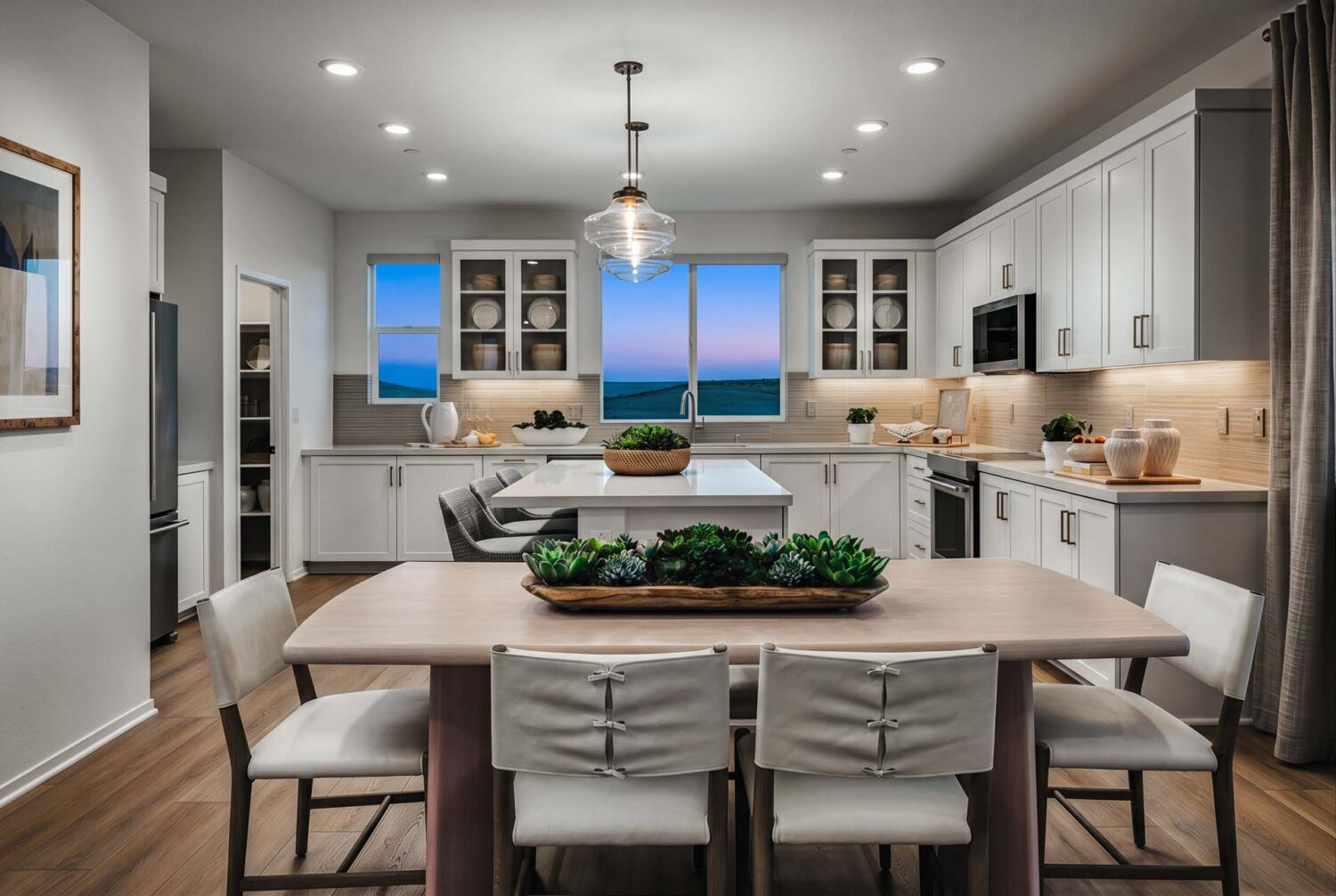 Dining Room to Kitchen | Plan 3 | Glenwood at Altair