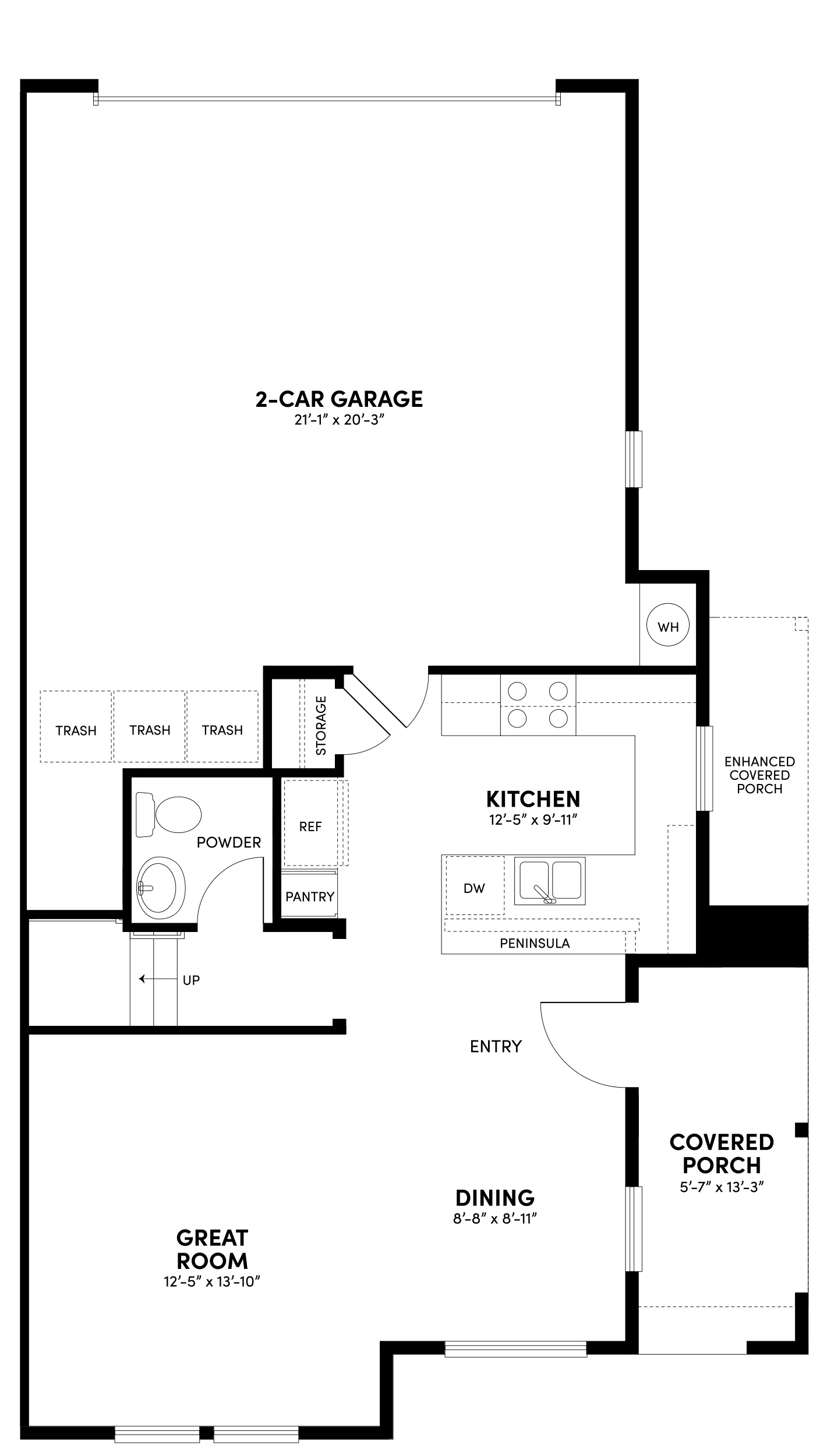 First Floor Floor Plan | Plan 1 | Sky at Altair