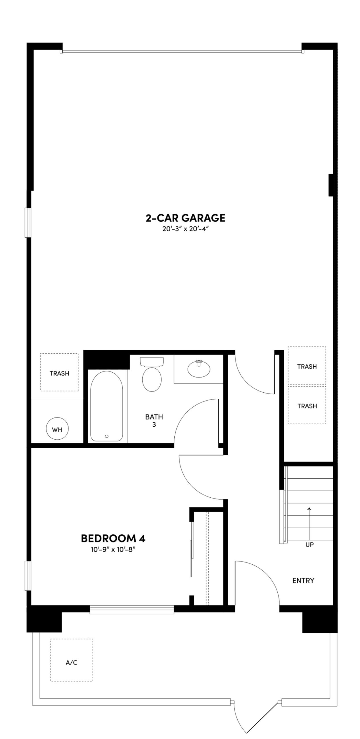 First Floor Floor Plan | Plan 3 | Glenwood at Altair