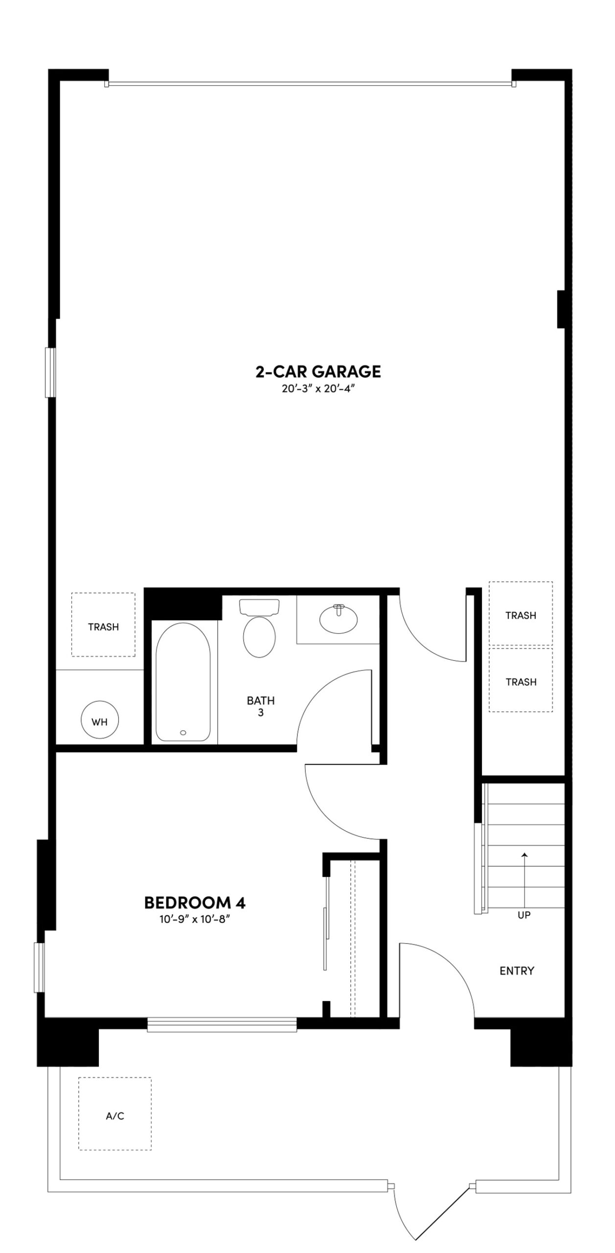First Floor Floor Plan | Plan 3Y | Glenwood at Altair