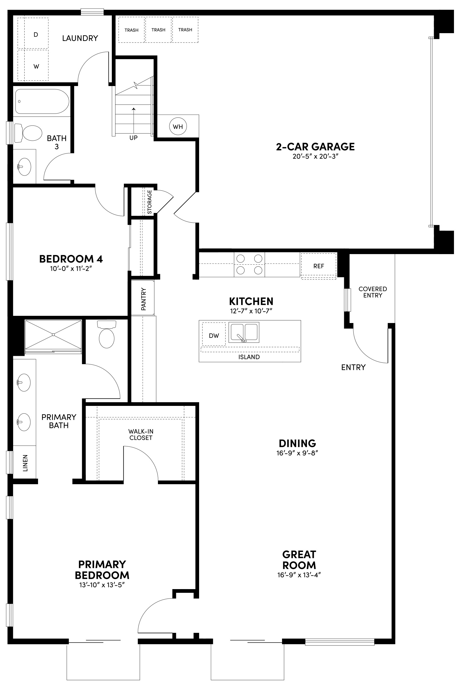 First Floor Floor Plan | Plan 4 | Sky at Altair