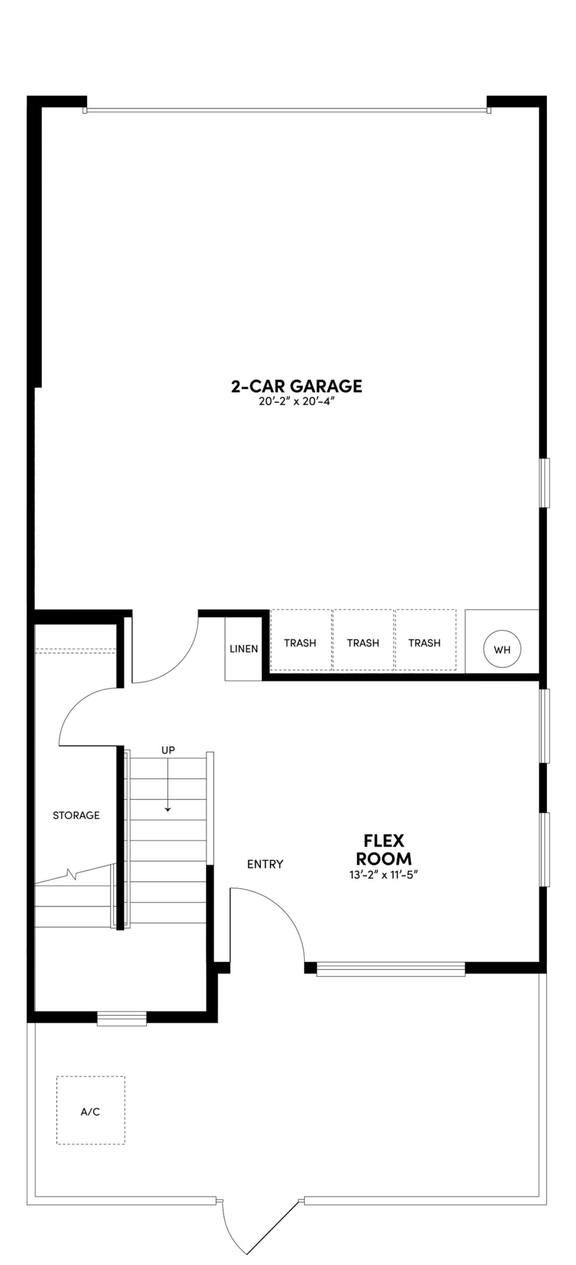 First Floor Floor Plan | Plan 1 | Glenwood at Altair