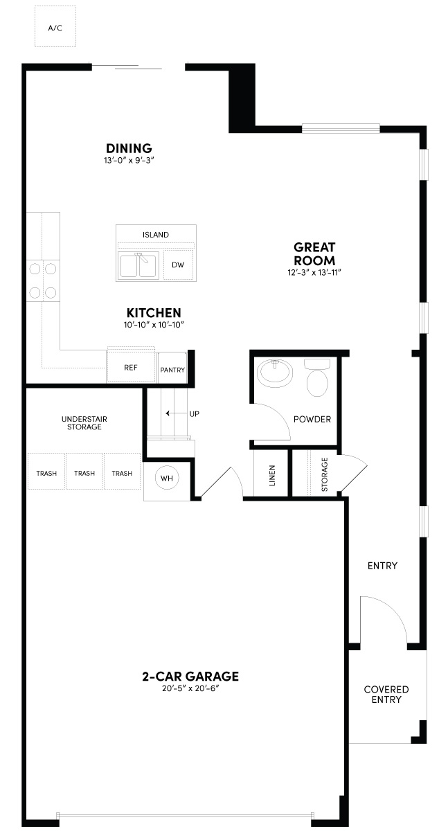 First Floor Floor Plan | Plan 2 | Sky at Altair