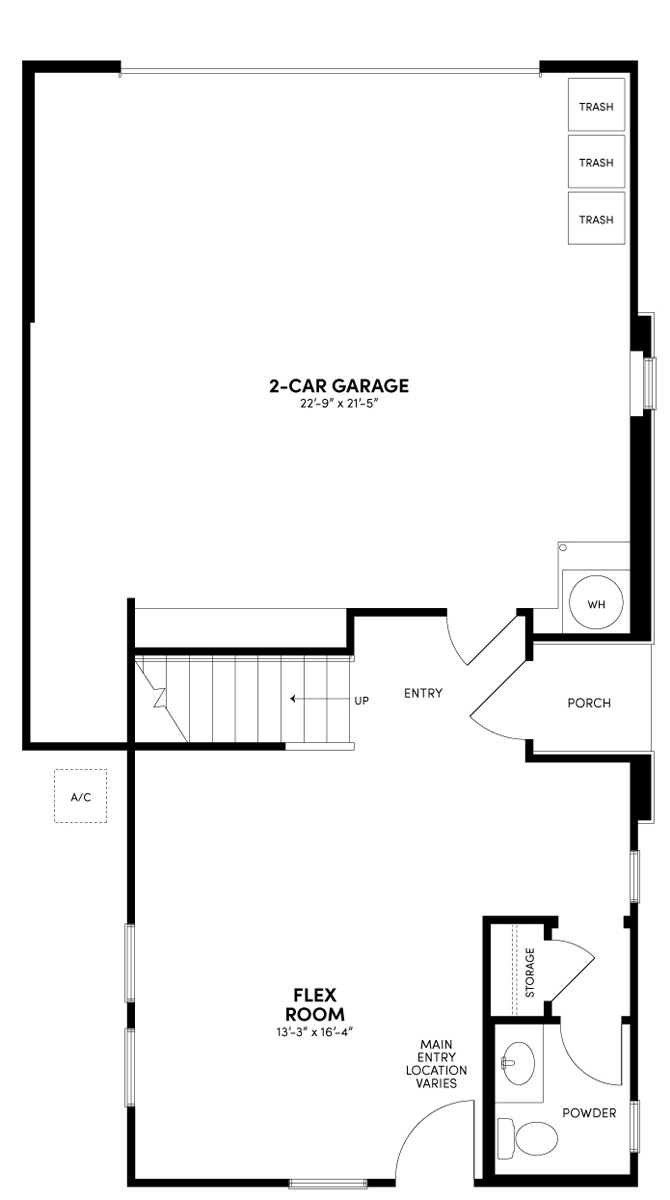 First Floor Floor Plan | Plan 2 | Waypoint at Altair