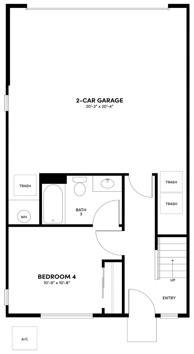 First Floor Floor Plan | Plan 3 | Glenwood at Altair