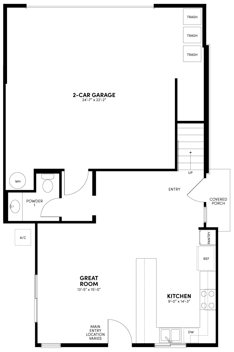 First Floor Floor Plan | Plan 3 | Waypoint at Altair