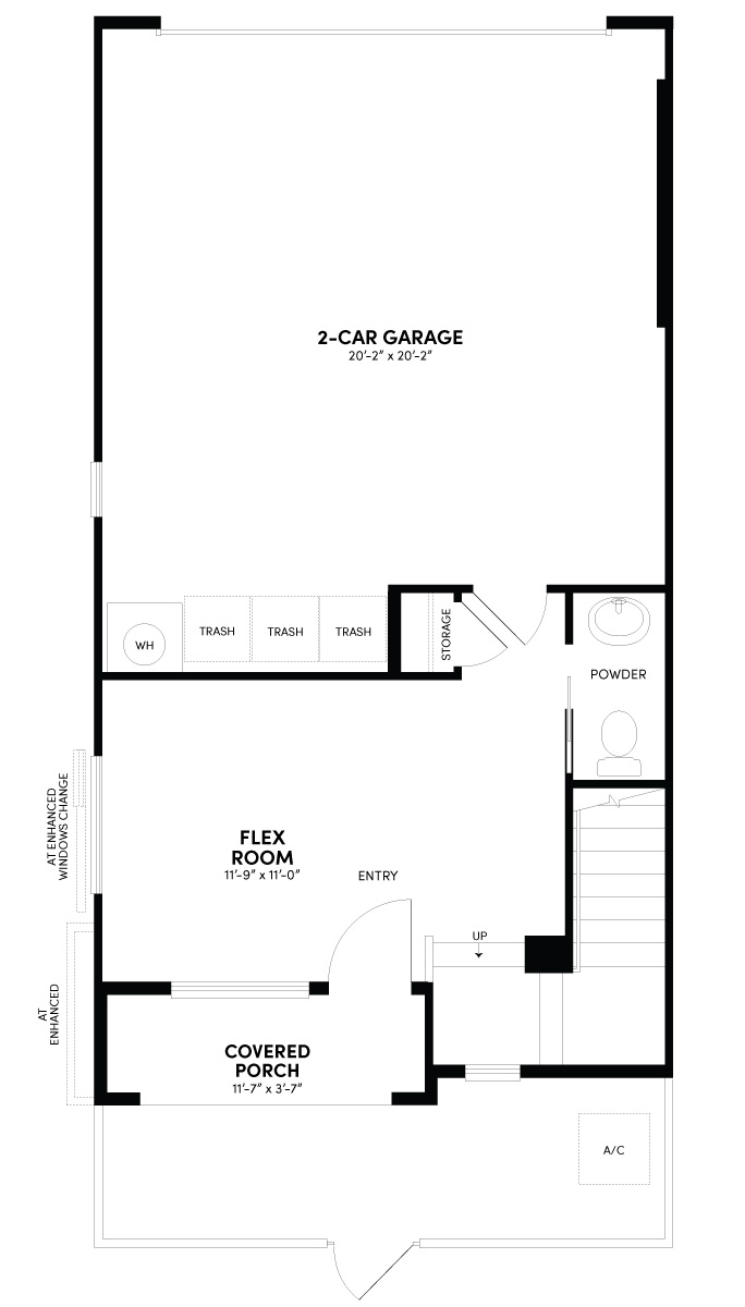 First Floor Floor Plan | Plan 2 | Glenwood at Altair