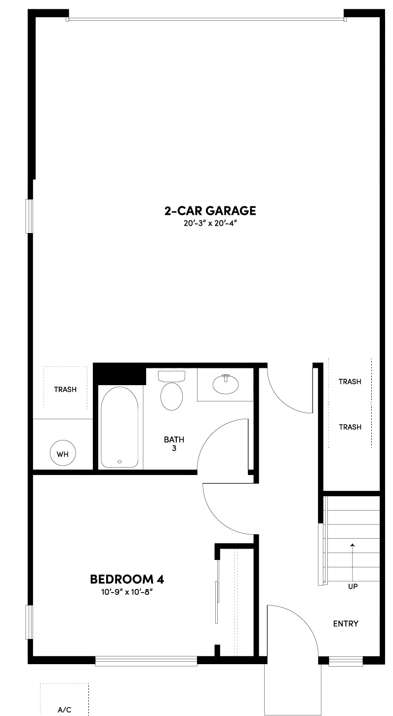 First Floor Floor Plan | Plan 3 | Glenwood at Altair