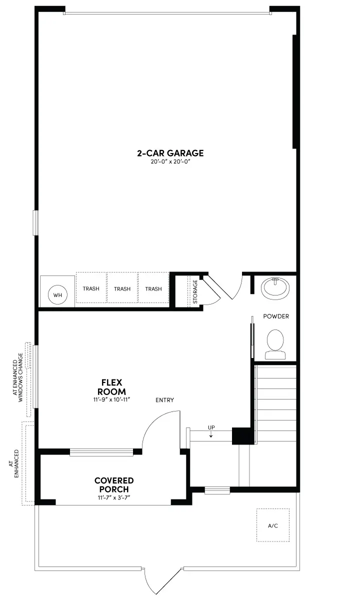First Floor Floor Plan | Plan 2 | Glenwood at Altair