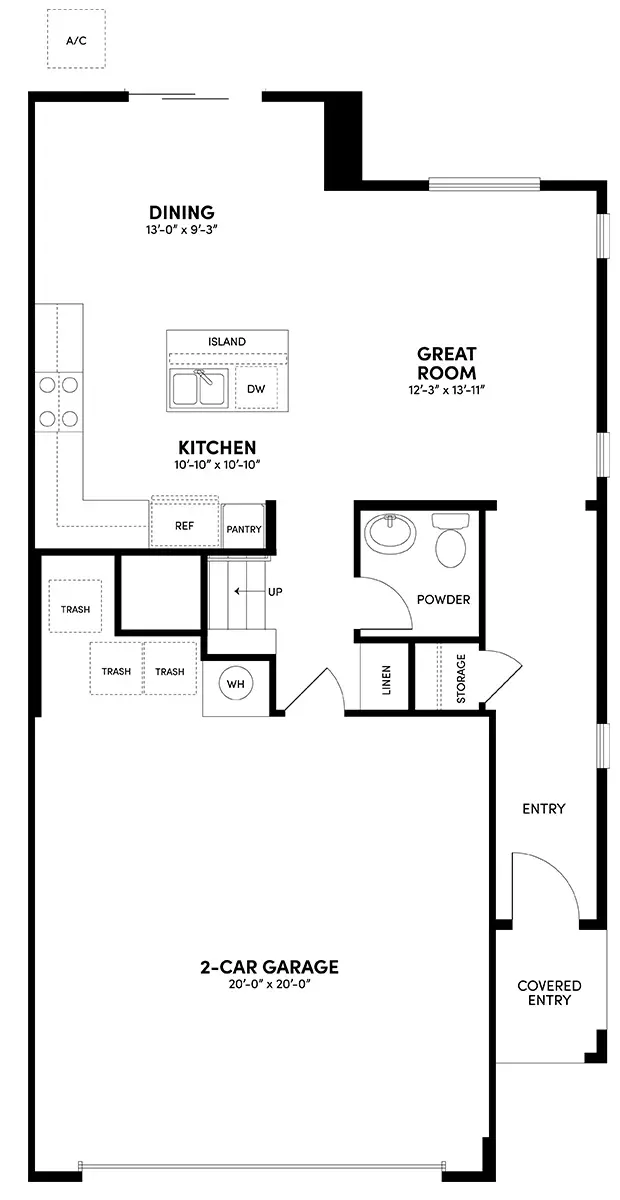 First Floor Floor Plan | Plan 2 | Sky at Altair