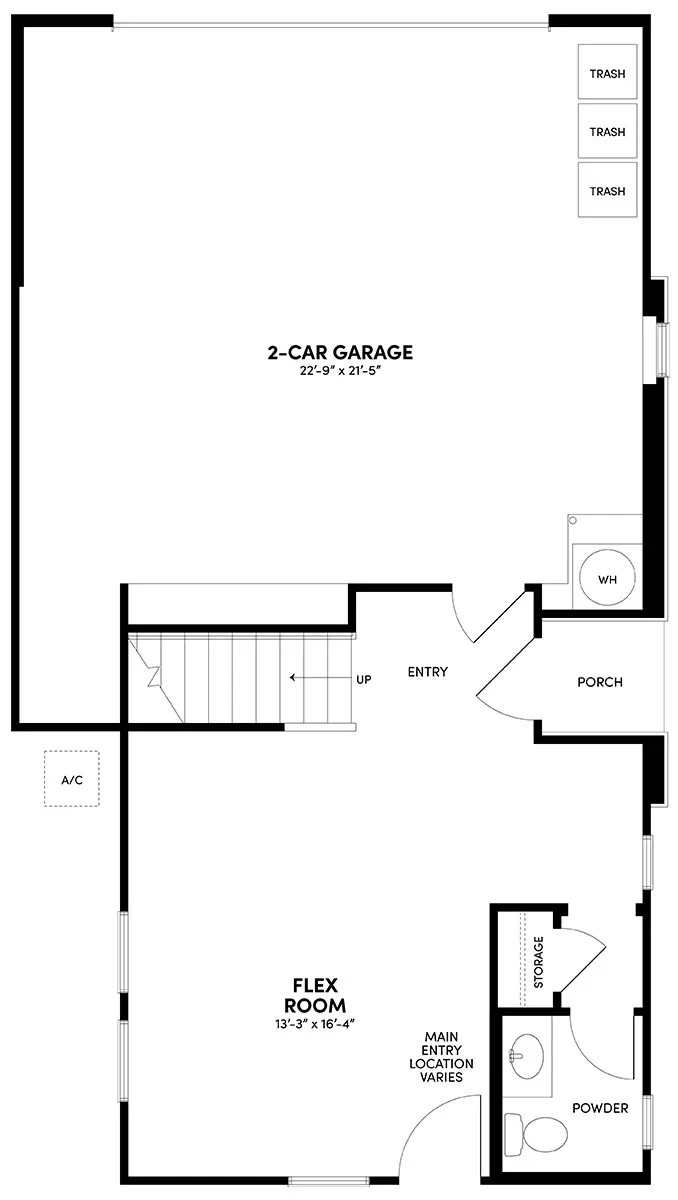 First Floor Floor Plan | Plan 2 | Waypoint at Altair