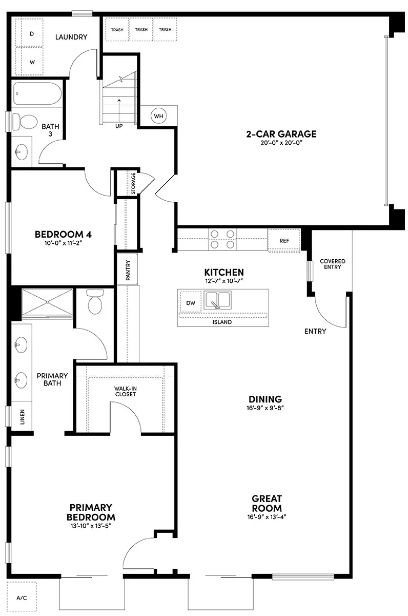 First Floor Floor Plan | Plan 4 | Sky at Altair