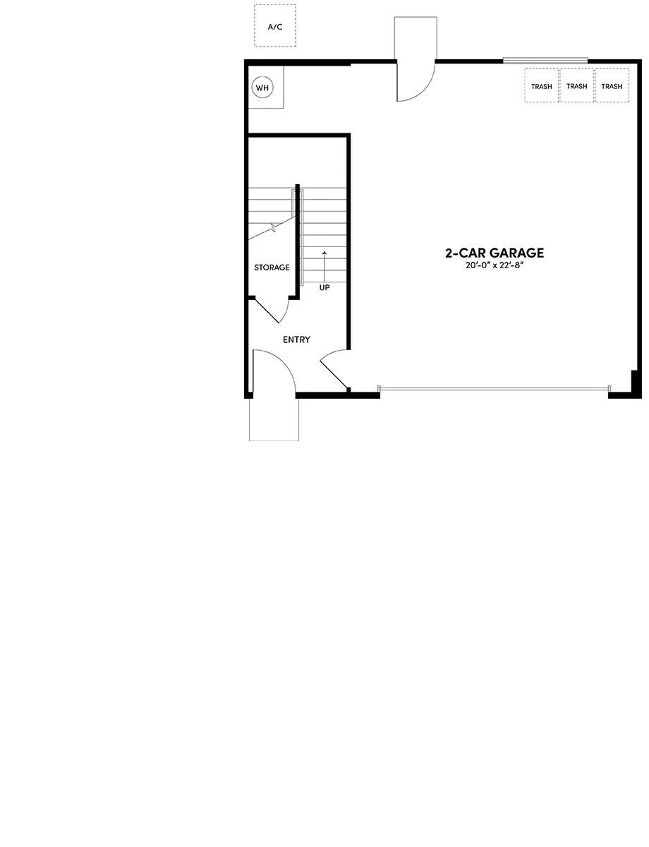 First Floor Reverse Floor Plan | Plan 3 | Sky at Altair