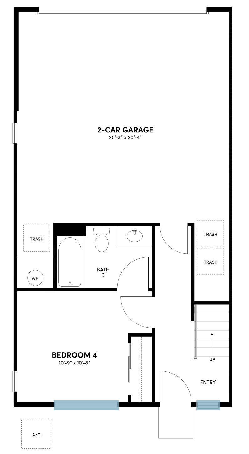 First Floor Floor Plan | Plan 3 | Glenwood at Altair