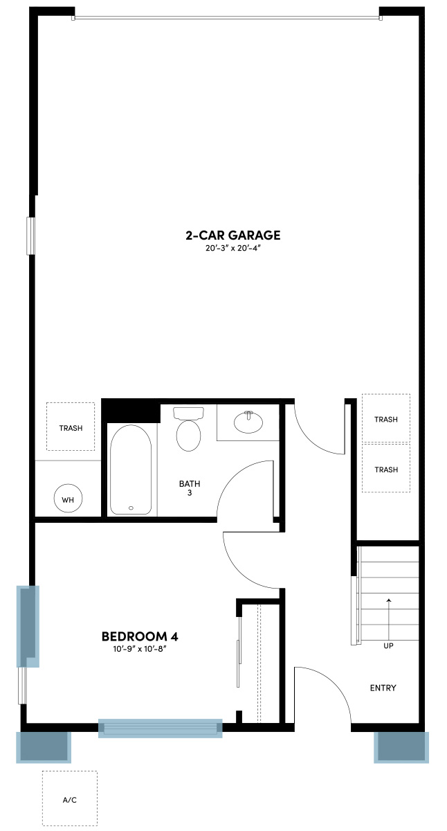 First Floor Floor Plan | Plan 3Y | Glenwood at Altair