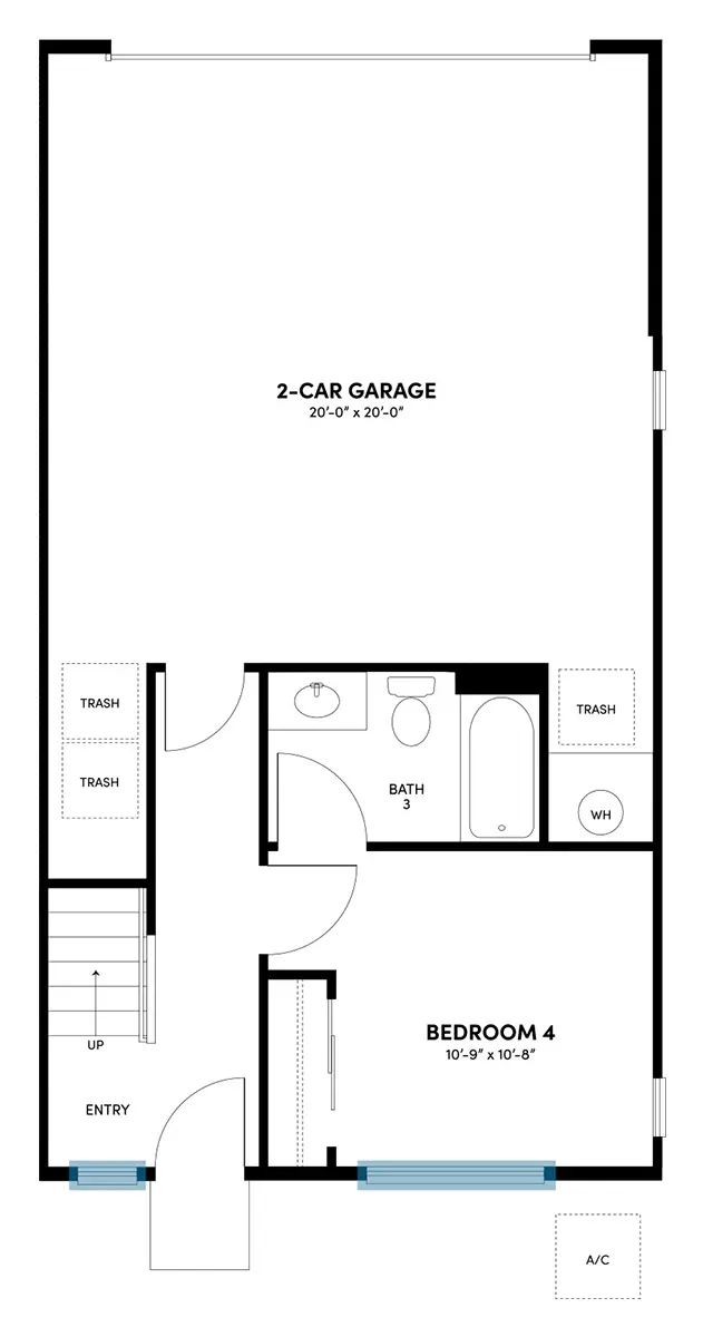 First Floor Floor Plan | Plan 3 | Glenwood at Altair