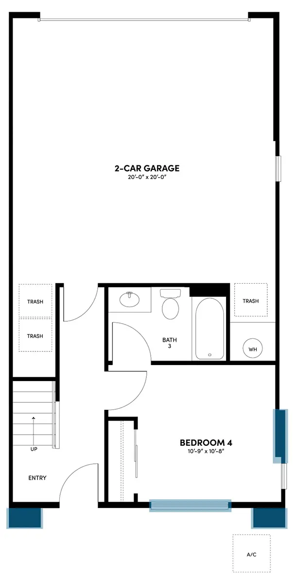 First Floor Floor Plan | Plan 3Y | Glenwood at Altair