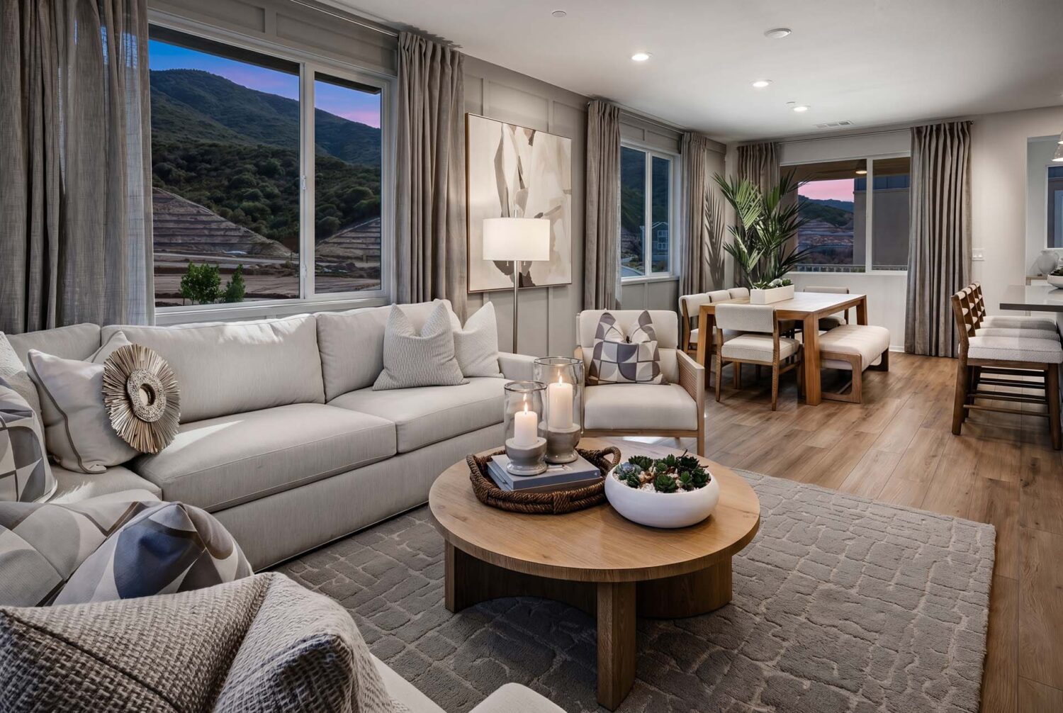 Great Room to Kitchen | Plan 1 | Glenwood at Altair