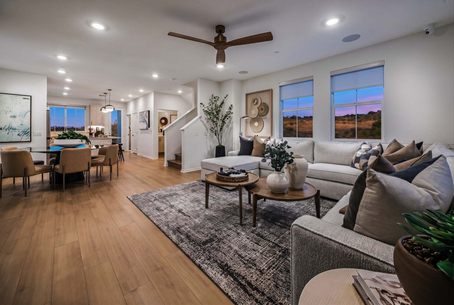 Great Room to Kitchen | Plan 2 | Waypoint at Altair