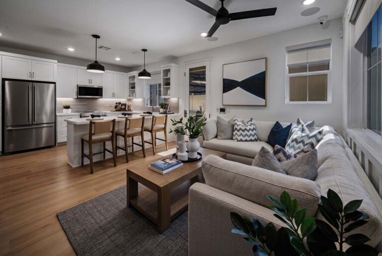 Great Room to Kitchen | Plan 3 | Waypoint at Altair