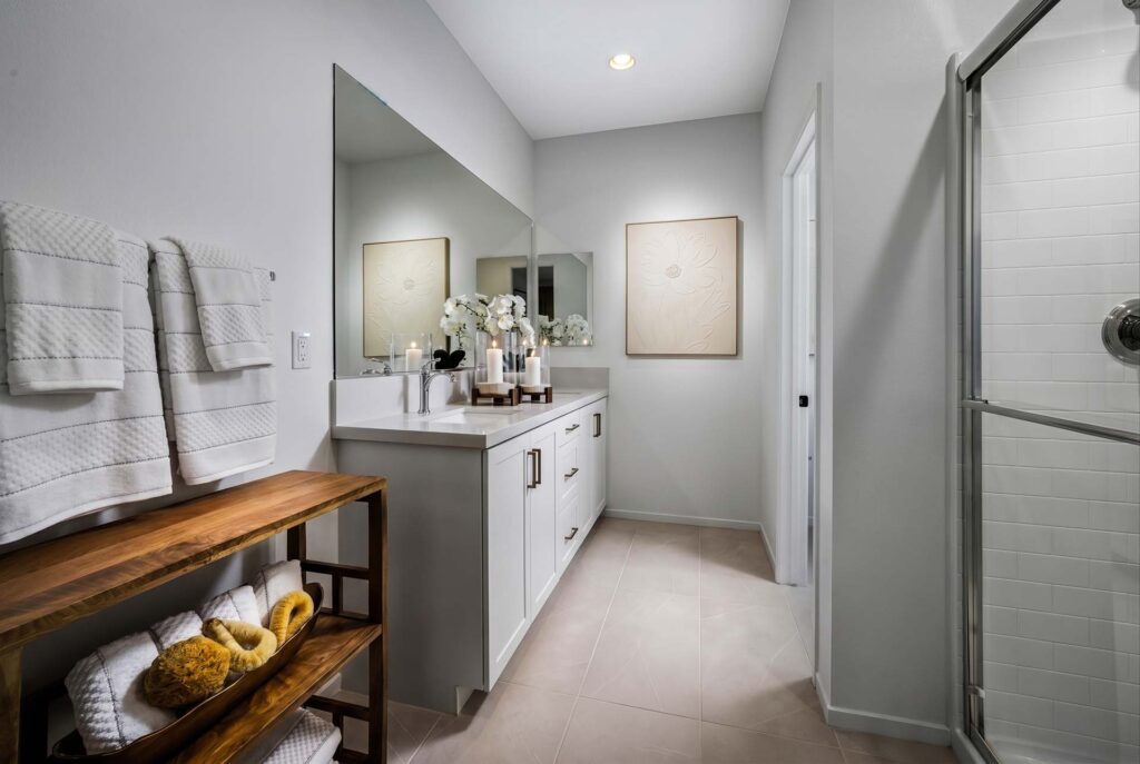 Primary Bathroom | Plan 3 | Glenwood at Altair