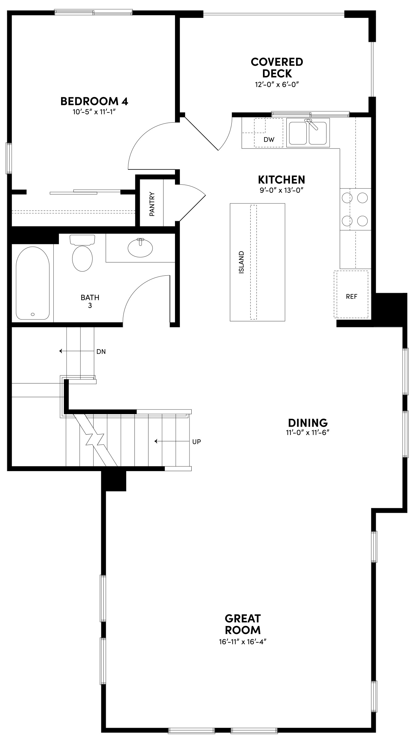 Second Floor Floor Plan | Plan 2 | Waypoint at Altair