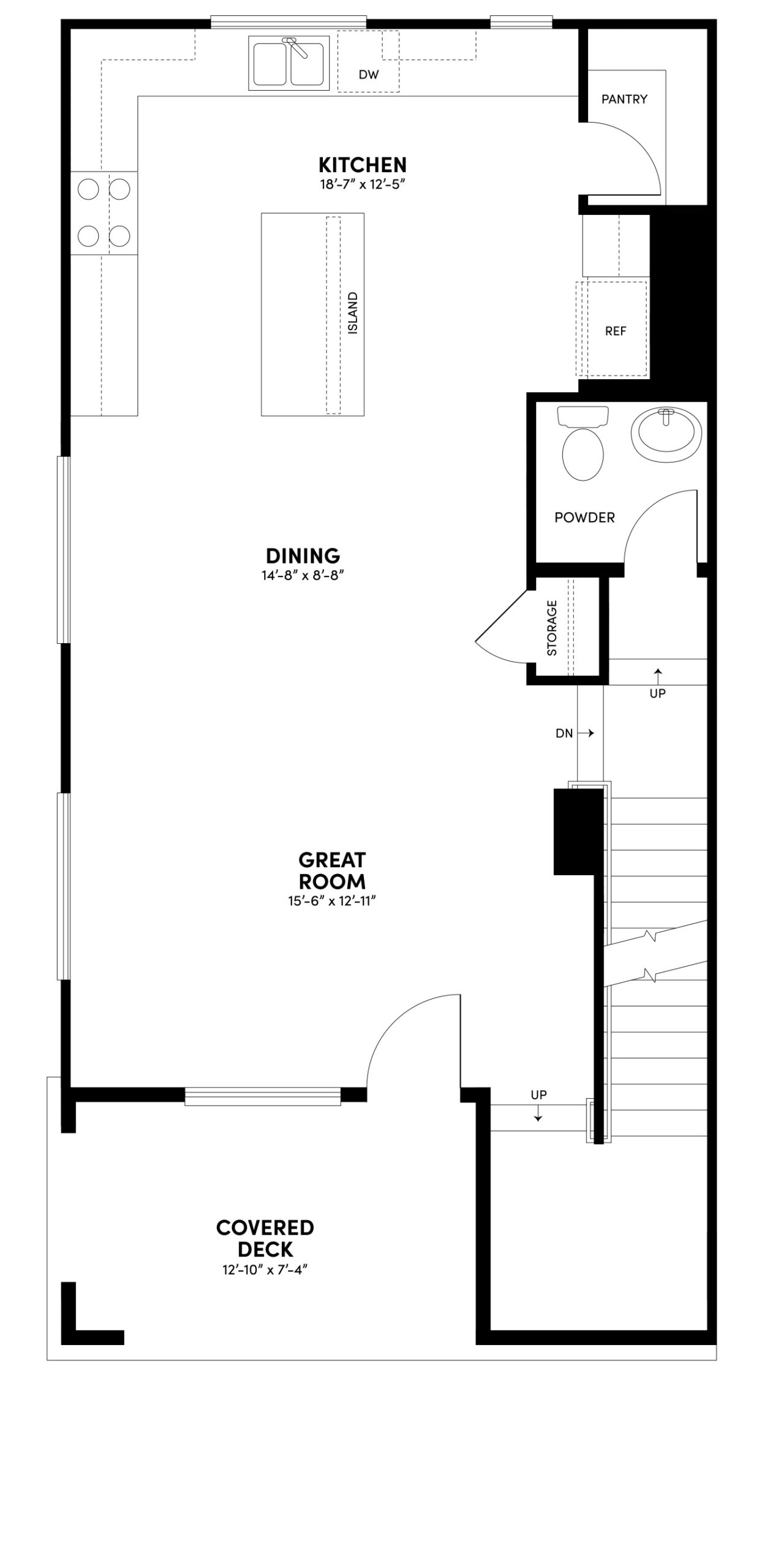 Second Floor Floor Plan | Plan 3Y | Glenwood at Altair