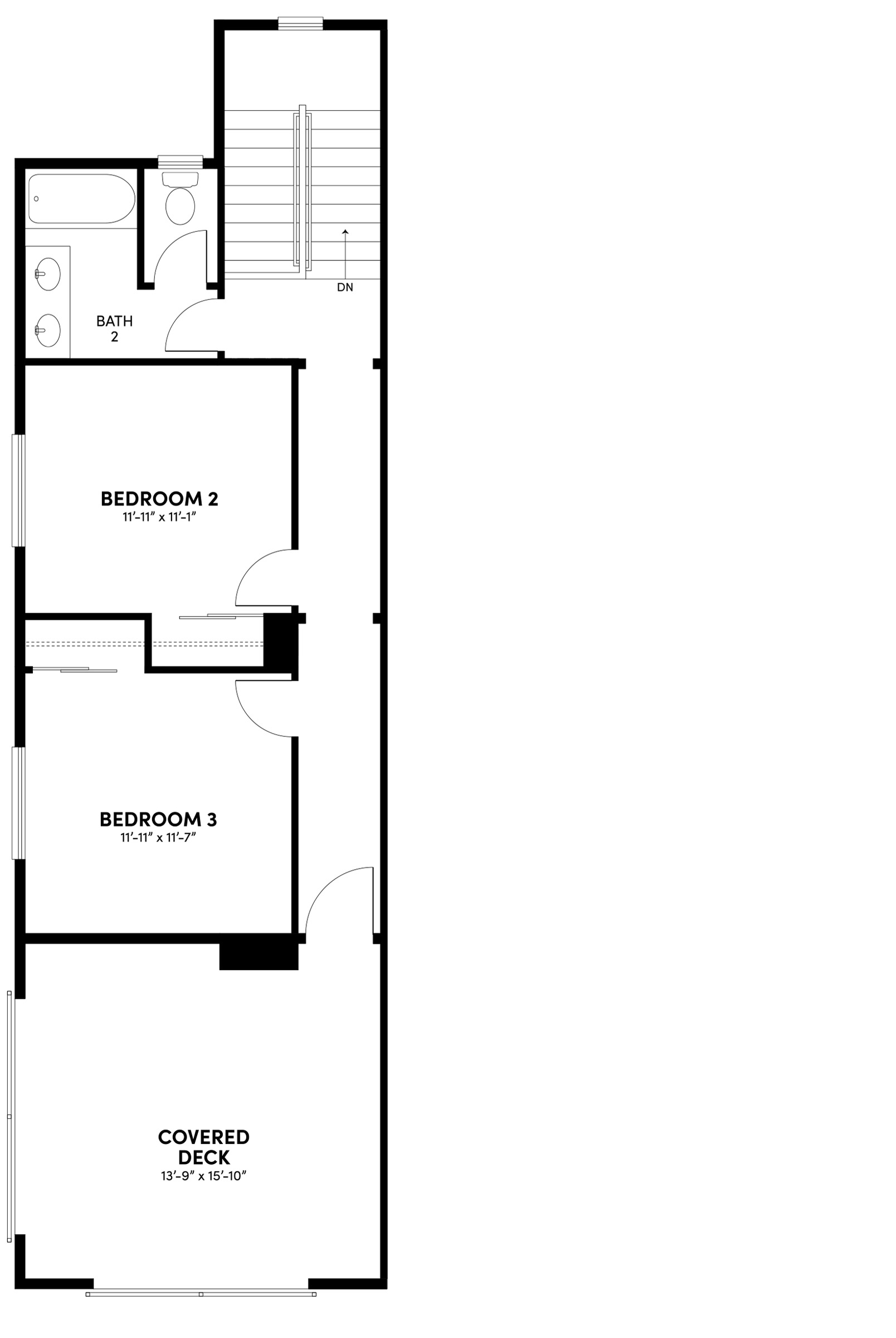 Second Floor Floor Plan | Plan 4 | Sky at Altair