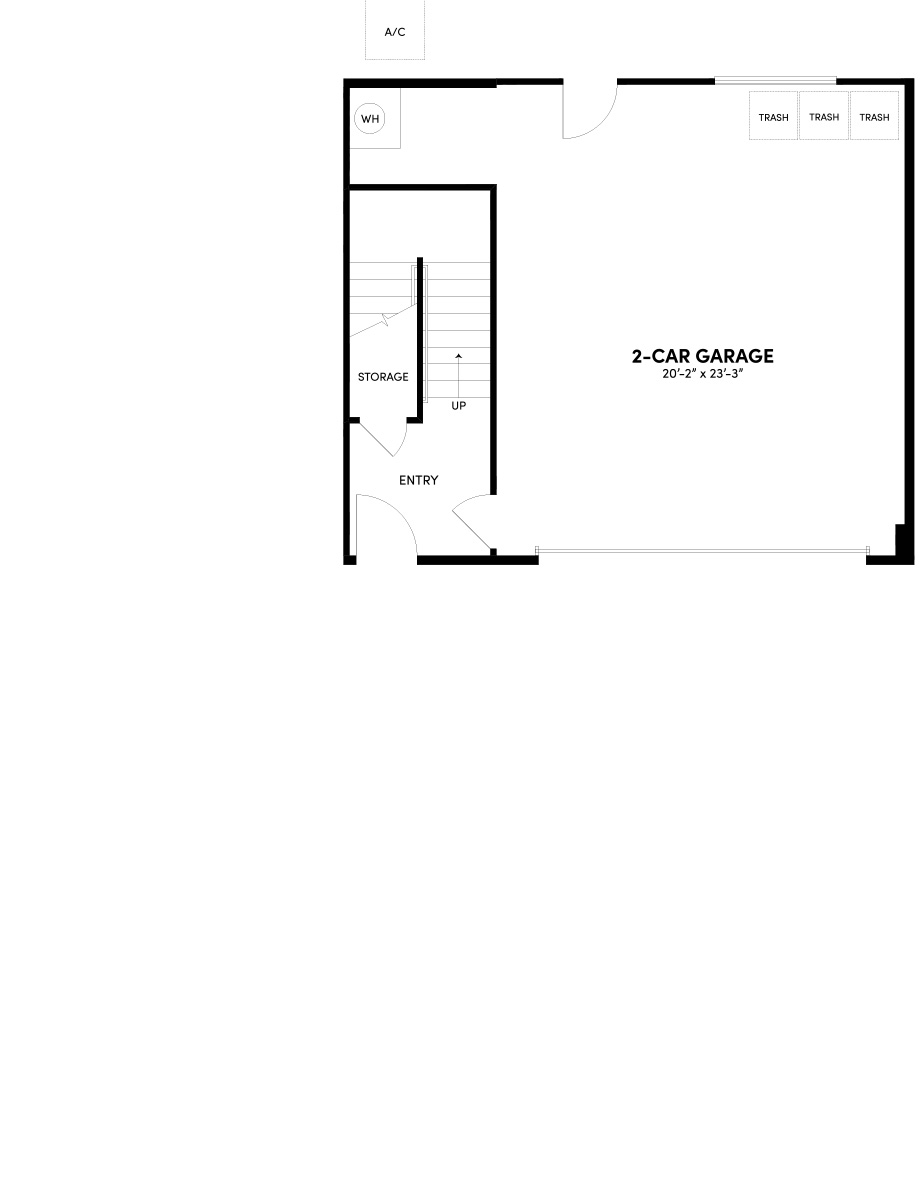 First Floor Reverse Floor Plan | Plan 3 | Sky at Altair