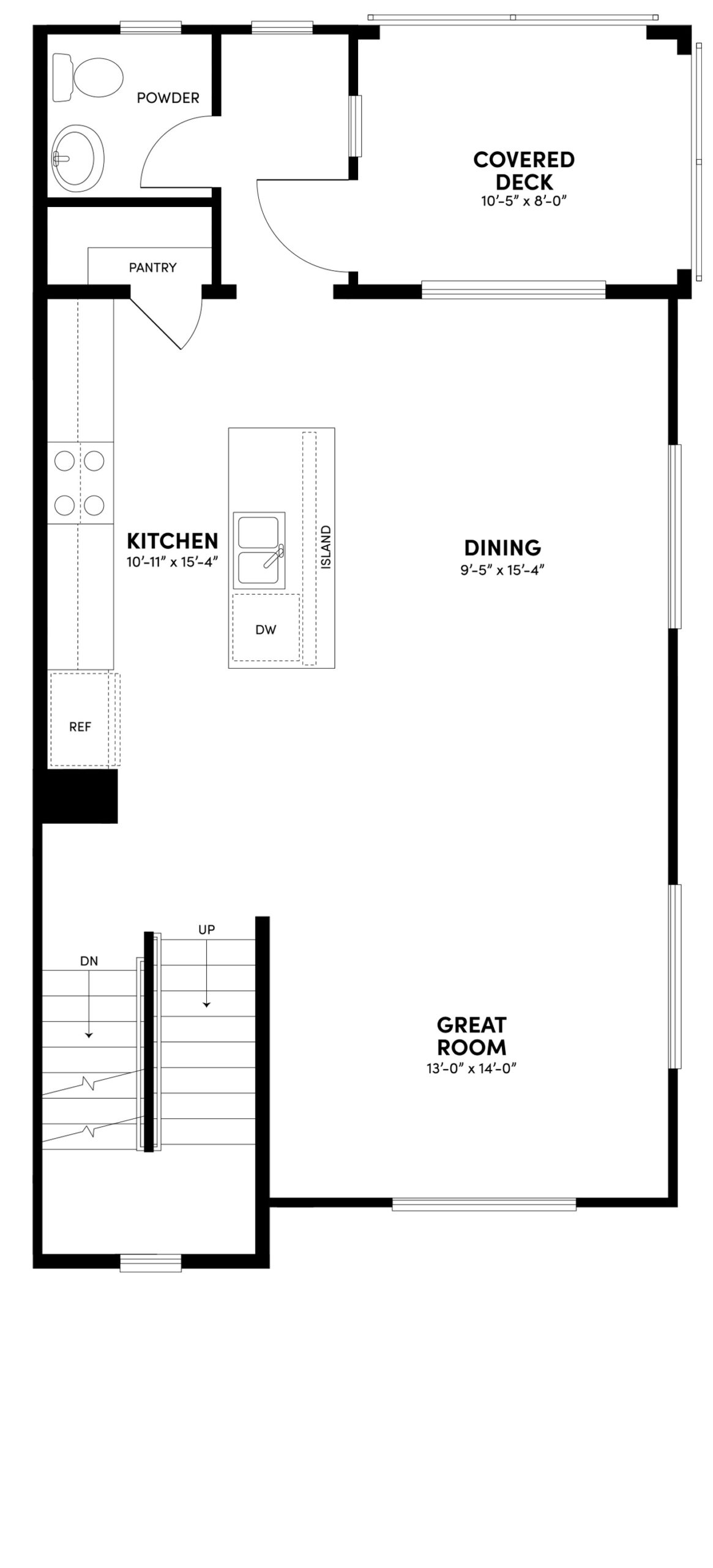 Second Floor Floor Plan | Plan 1 | Glenwood at Altair