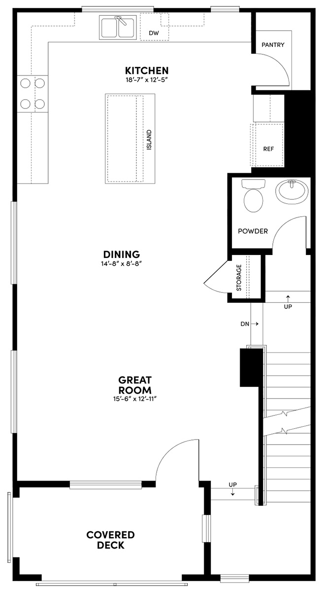 Second Floor Floor Plan | Plan 3 | Glenwood at Altair