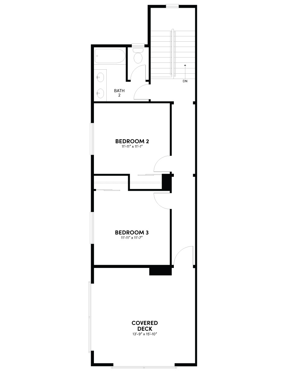 Second Floor Floor Plan | Plan 4 | Sky at Altair