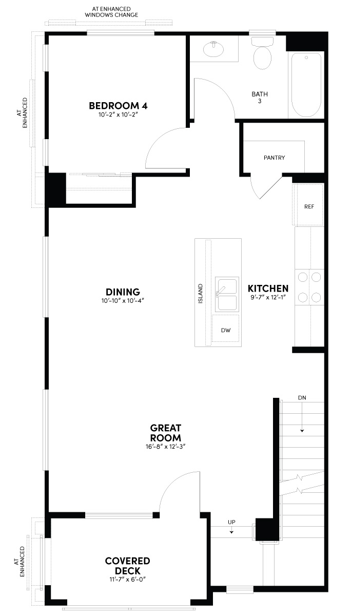 Second Floor Floor Plan | Plan 2 | Glenwood at Altair