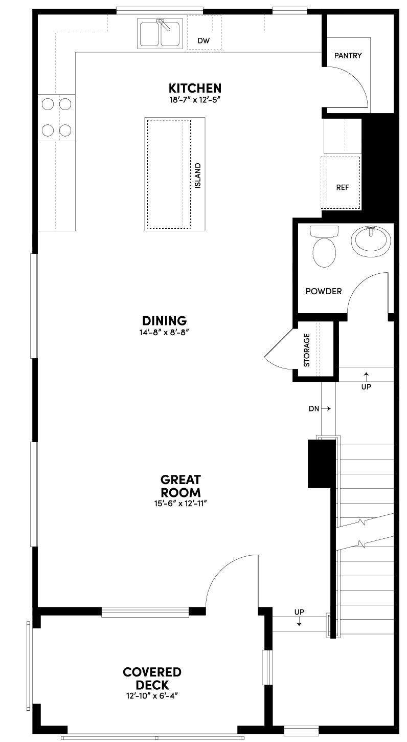 Second Floor Floor Plan | Plan 3 | Glenwood at Altair