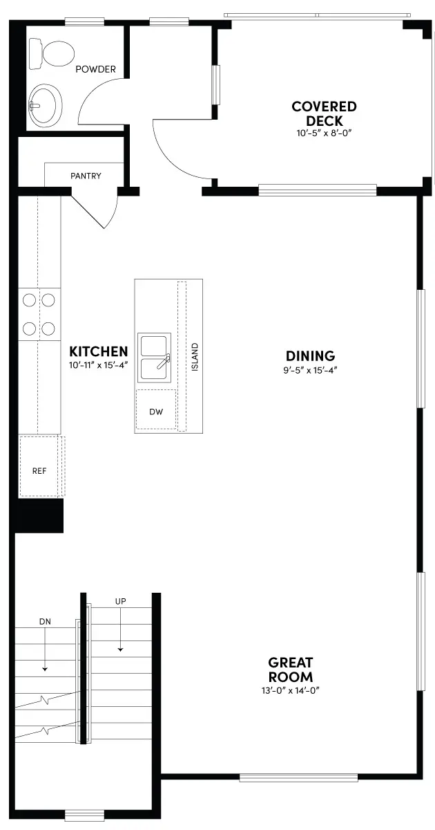 Second Floor Floor Plan | Plan 1 | Glenwood at Altair