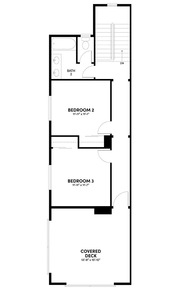 Second Floor Floor Plan | Plan 4 | Sky at Altair