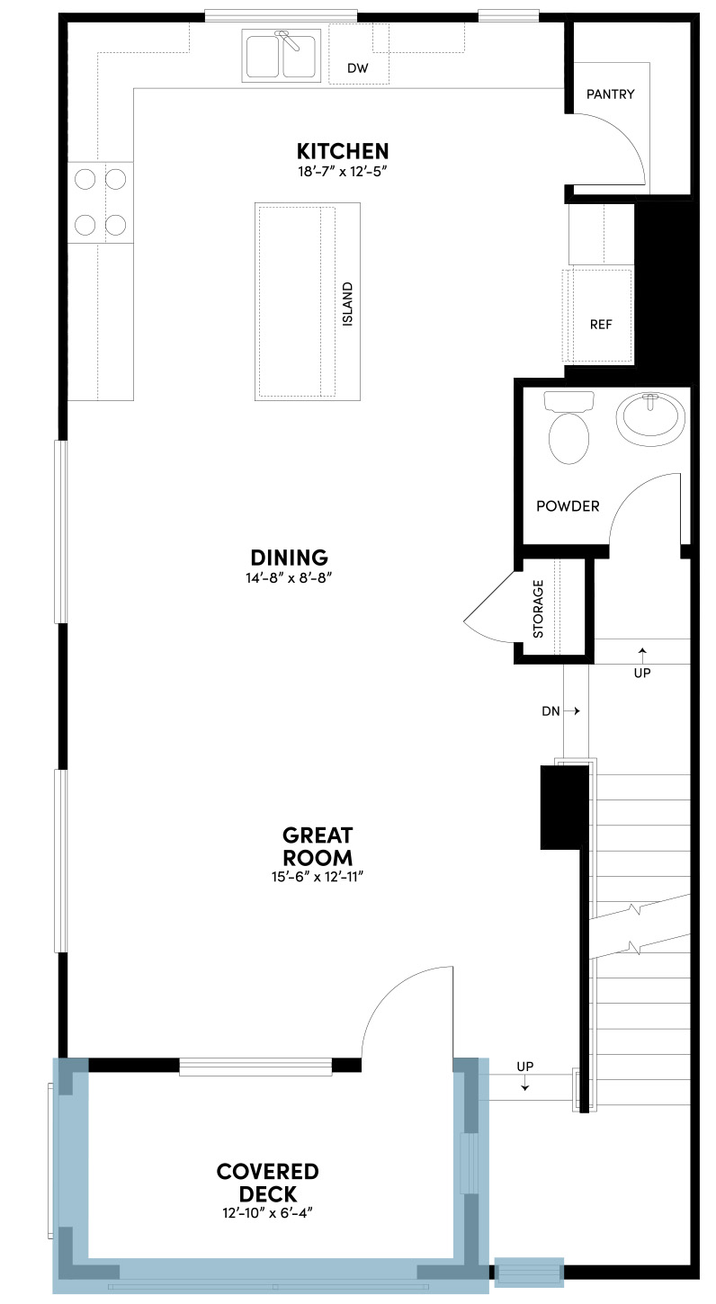 Second Floor Floor Plan | Plan 3 | Glenwood at Altair