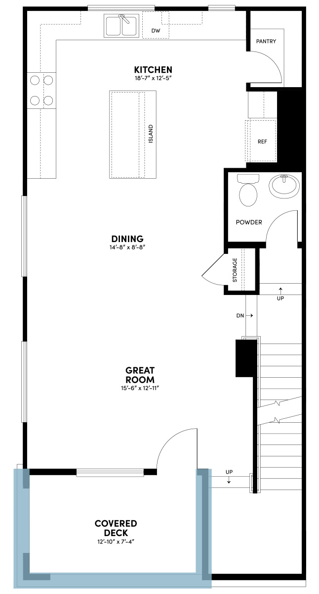 Second Floor Floor Plan | Plan 3Y | Glenwood at Altair