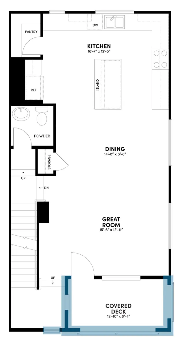 Second Floor Floor Plan | Plan 3 | Glenwood at Altair
