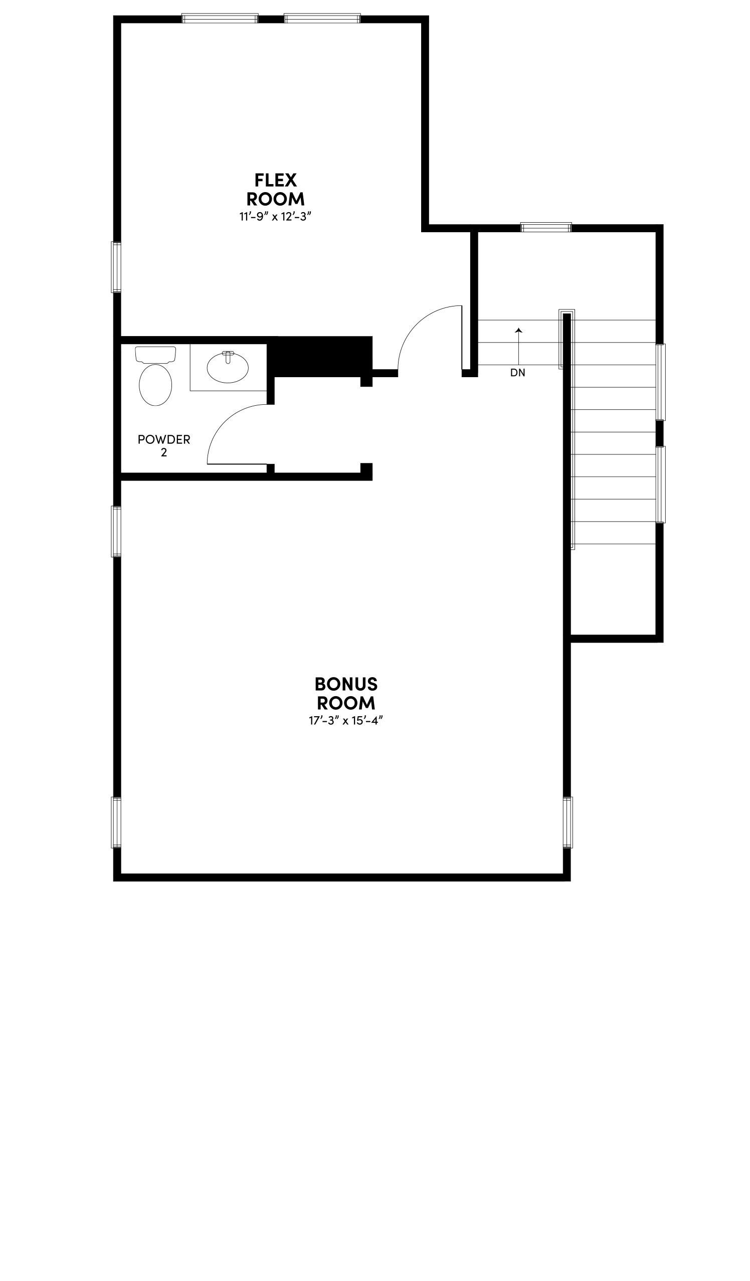 Third Floor Floor Plan | Plan 3 | Waypoint at Altair