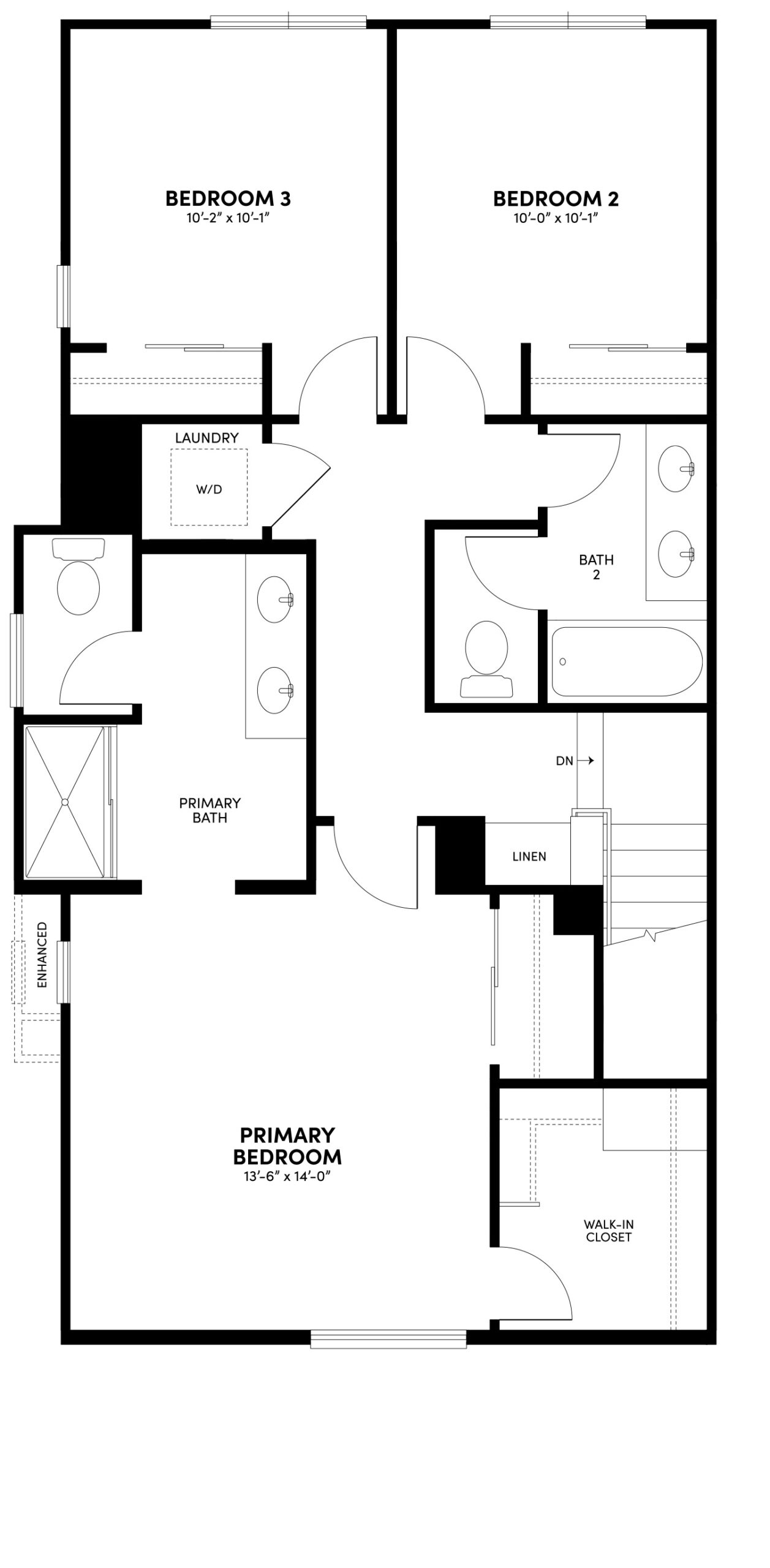 Third Floor Floor Plan | Plan 3Y | Glenwood at Altair