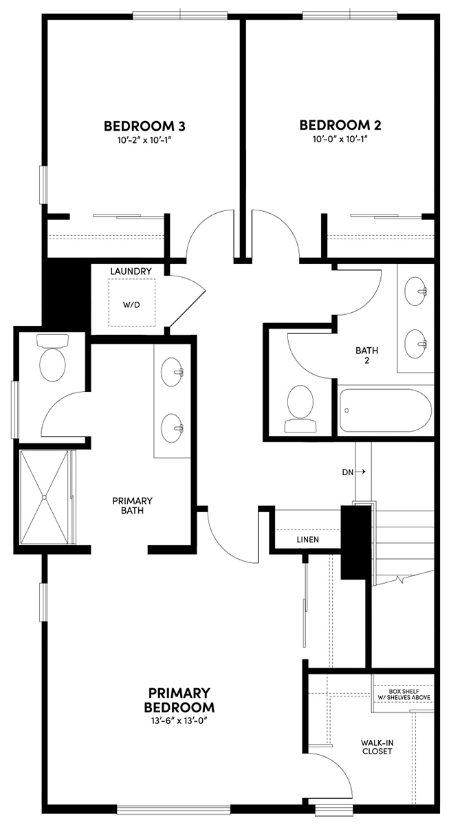 Third Floor Floor Plan | Plan 3 | Glenwood at Altair