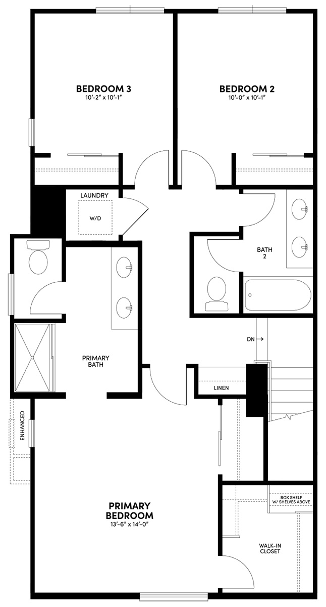 Third Floor Floor Plan | Plan 3Y | Glenwood at Altair