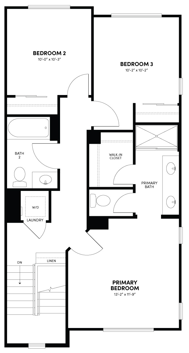 Third Floor Floor Plan | Plan 1 | Glenwood at Altair