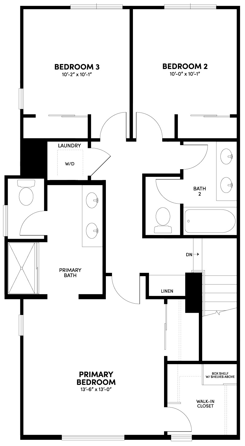 Third Floor Floor Plan | Plan 3 | Glenwood at Altair